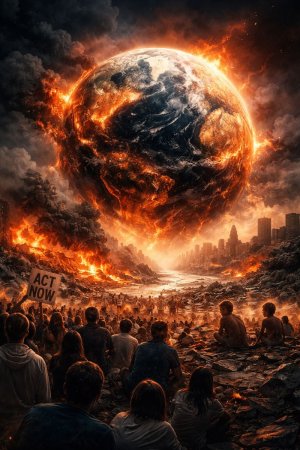 The World Is Burning Quietly While We Argue About Nothing